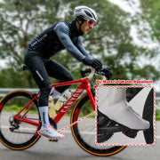 DAREVIE aero shoe covers - worn on cycling shoe
