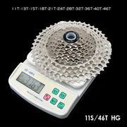SUNSHINE cassette weight comparison chart