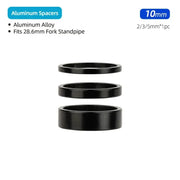 Aluminum headset spacer set variants