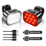 BUCKLOS COB &amp; LED Front/Rear Light Combo
