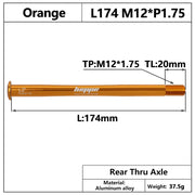 HEPPE Ultralight Thru Axle 12mm - product photo 21