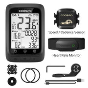 Coospo BC107 bike computer, package variants