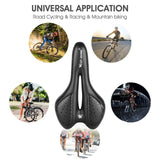 WEST BIKING PU Leather Gel Saddle