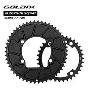 GOLDIX chainring size comparison