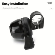 Aluminium bike bell striker lever detail