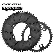 GOLDIX chainring on Shimano crank