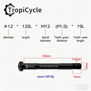 Tropicycle Front Fork Thru Axle M12 - product photo 29
