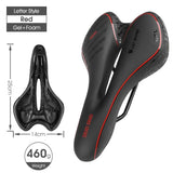 WEST BIKING PU Leather Gel Saddle