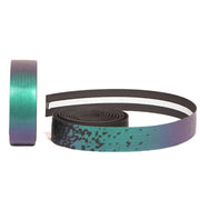Gradient bar tape with bar plugs and vinyl strips