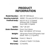 ARC MT009 BOOST MTB Hub Set - product photo 2