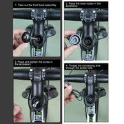 ALLOYSEED bike computer, mounted on handlebar