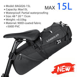 NEWBOLER Waterproof Saddle Bag — 10L/13L