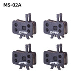 ZTTO Semi-Metallic Disc Brake Pads — 4 Pack